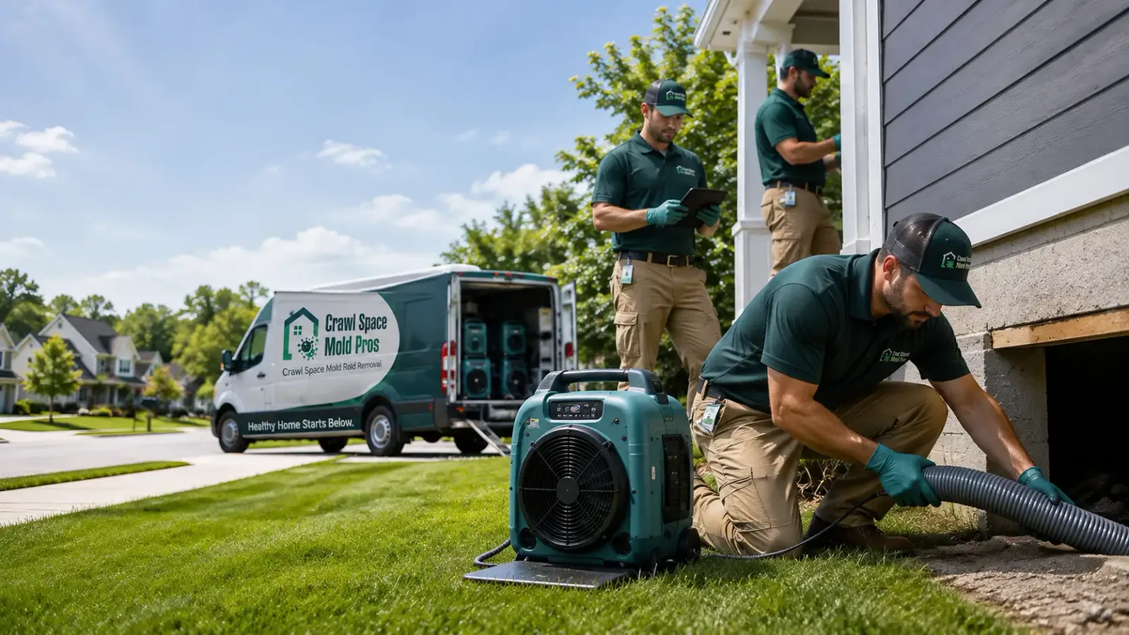Crawl Space Mold Removal in Braceville, IL